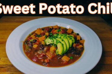 Sweet Potato & Black Bean Chili (a cozy Vegan recipe)