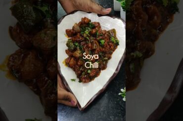 Soya chilli recipe #shorts