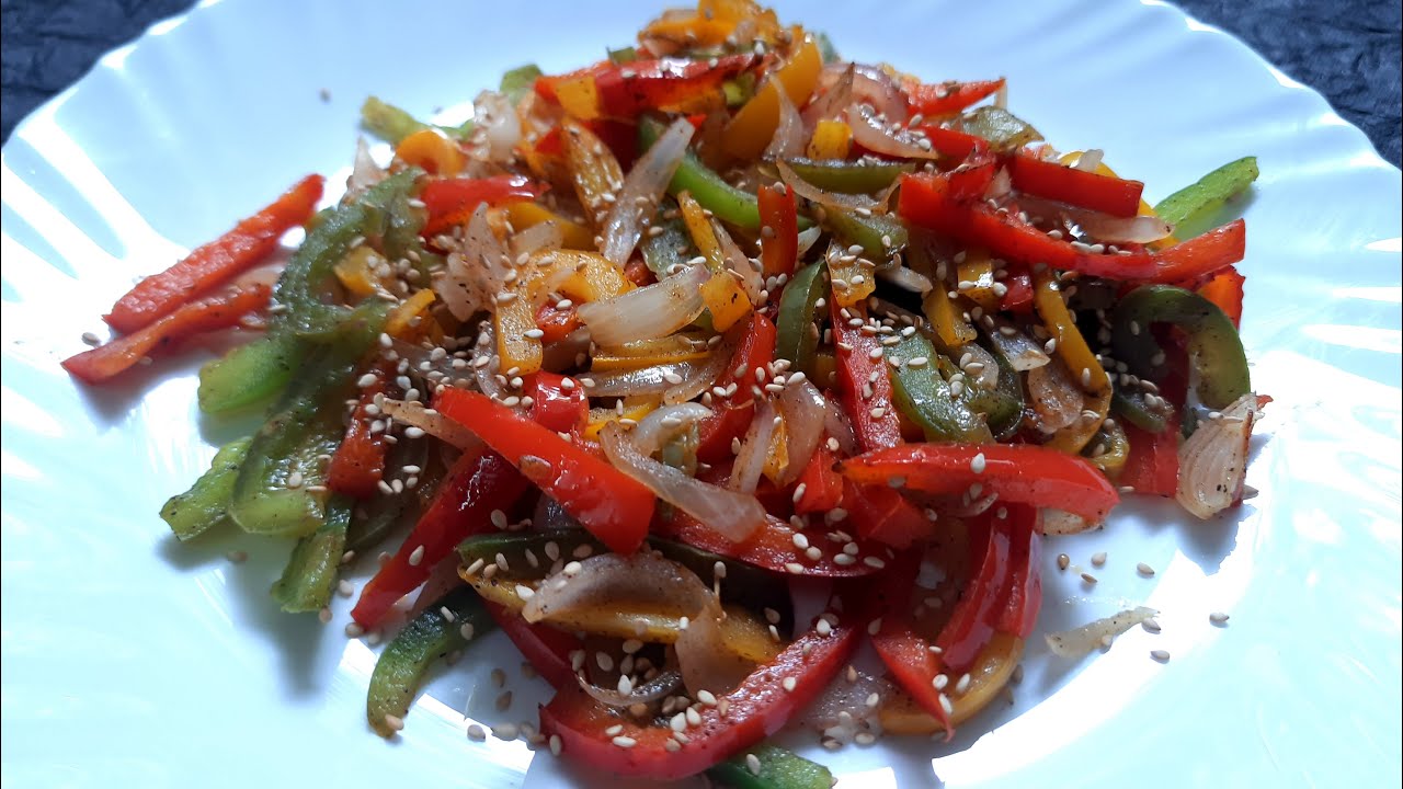Stir Fry Bell Peppers and Onions | How to Grill Bell Peppers |Side Dish