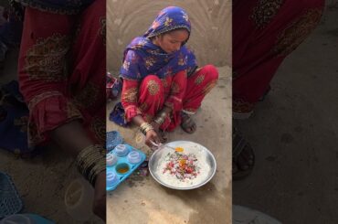 Missi Roti Preparation by a Village Lady | Basin Bread (Roti) with Onion and Green Chili by a Woman