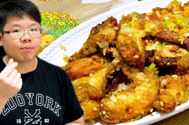 Crispy Cantonese Salt & Pepper Fried Chicken Wings Recipe | Irresistibly Delicious!