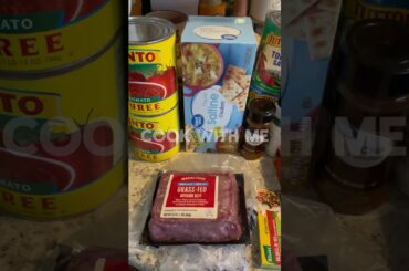 MY FIRST TIME MAKING CHILI #shorts #cookwithme