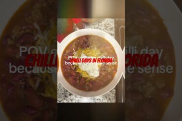 Chilli days in Florida