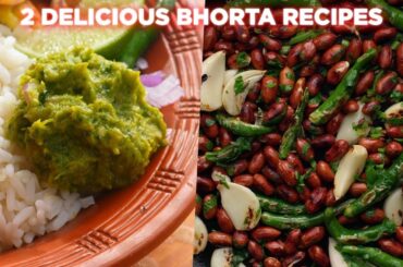 2 Delicious Bhorta Recipes | Bangladeshi Coriander Bhorta Recipe