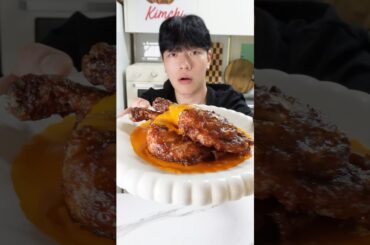 Chicken barbecue with cheese sauce #cooking #food #recipe