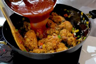 How to Make Sweet & Sour Spicy Fried Whole Chicken | Cantonese Recipe