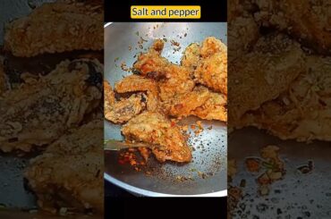 Cook Salt & Pepper Chicken Wings! Amazing Recipe and Super Yummy! #saltandpepper  #chickenwings