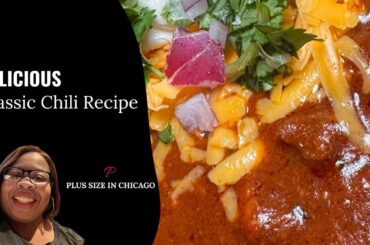 Comfort Food Classic: Easy Beef Chili Recipe
