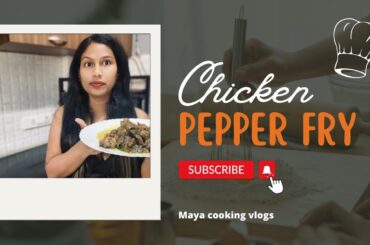 Delicious SPICY Chicken Pepper Fry Recipe at Home  #chicken