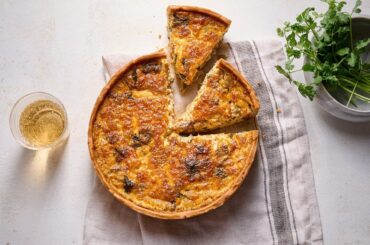 Chorizo, Kale, and Pepper Quiche Recipe