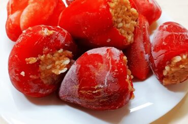 How to stuff frozen peppers A simple and quick recipe