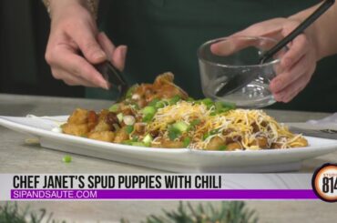 Chef Janet's Spud Puppies with Chili recipe