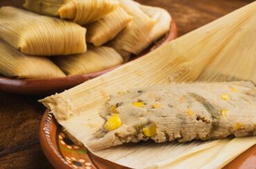GREEN CHILE CORN TAMALES: The Easiest Way to Make Them/Step by Step
