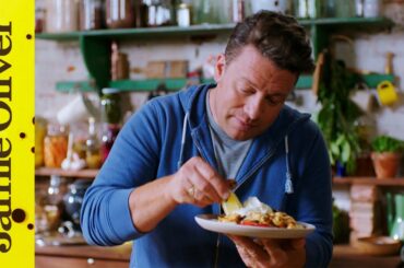 Roast Pepper, Prawn & Chorizo Bake | Keep Cooking Family Favourites | Jamie Oliver