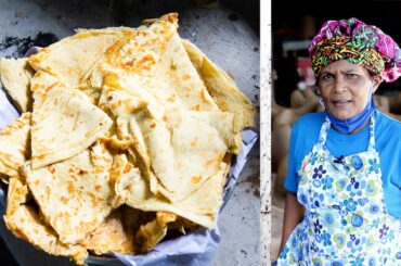 Pepper Roti by Shanty in Siparia, Trinidad & Tobago | In De Kitchen