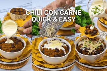 Chili Con Carne Quick and Easy Recipe