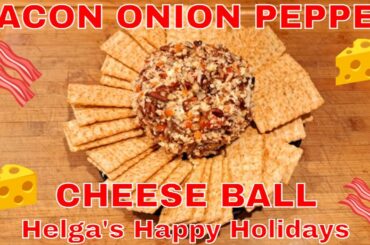 BACON ONION PEPPER CHEESE BALL