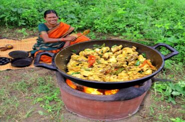 Chicken Raw Chilli Curry Recipe | Chicken Chilli Curry | Village Cooking | Side Dish Recipes