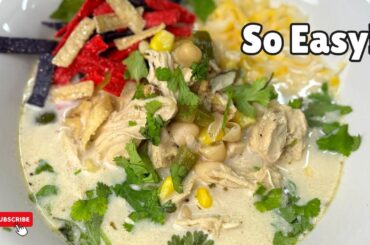 Best White Chicken Chili Recipe (Easy Dinner Idea)