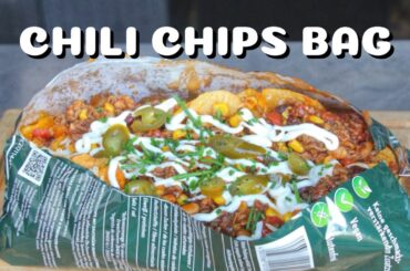 CHILI CON CARNE served in a POTATO CHIPS BAG - 0815BBQ - International