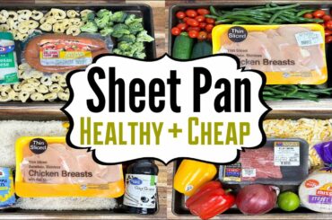Affordable & Delicious EASY Sheet Pan Dinners | Healthy, Budget-Friendly Recipes | Julia Pacheco