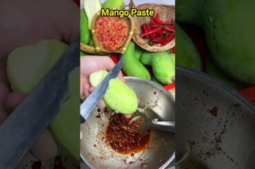 How to #mango paste by #chili #cooking #funny #cutebaby #fruit  #facts #fruits #shorts