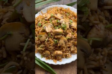 Pepper Mushroom Fried Rice | Fried rice recipe #youtubeshorts #shortvideo #shortsfeed