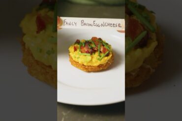 Fancy Baconeggandcheese #cooking #food