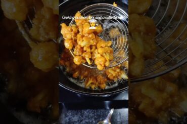 Gobhi Chili Recipe! #shorts #goodluckfoodiesvlog #cooking