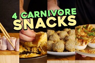 4 Snack Recipes For The CARNIVORE DIET