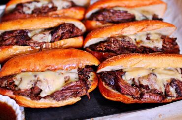Slow Cooker Beef Pot Roast French Dip Sandwiches - French Dip Sandwiches Recipe