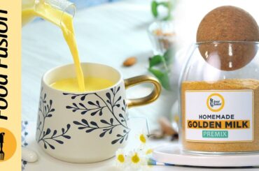 Homemade Golden Milk Premix Recipe by Food Fusion