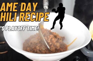 Game Day Texas Chili Recipe | Perfect Football Playoff Entertaining Idea