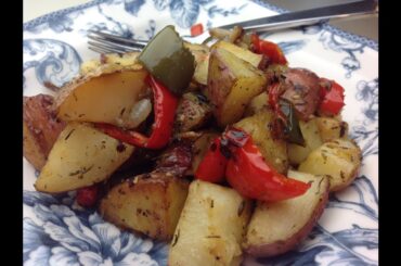 Eric's Roasted Red Potatoes with Bell Pepper and Onion