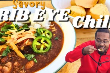 Best SAVORY RIBEYE Instant Pot Chili | One Pot meal | weeknight meal