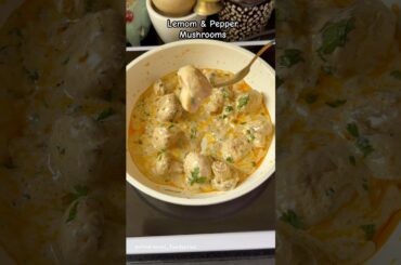 Lemon & Pepper Mushrooms #lemon #mushroom #mushroomrecipe #snack #starter #recipe #viralrecipe #yt