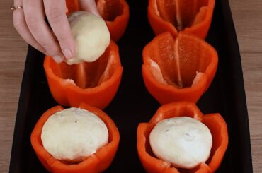 I learned this trick with a friend from Italy, now I only make this classic Italian bell pepper