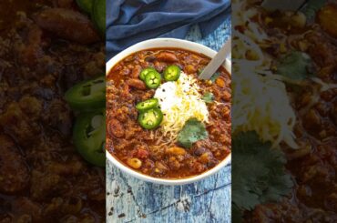 TASTY Three Bean Chili