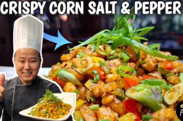 American Corn Crispy Kese Fry Kare ? Full Recipe | Corn Salt And Pepper | @CookwithArbin
