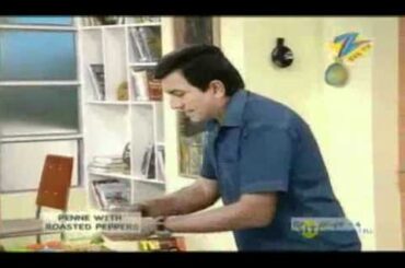 Khana Khazana - Cooking Show - Penne with Roasted Peppers - Recipe by Sanjeev Kapoor - Zee TV
