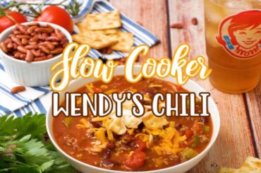 How to make: Slow Cooker Wendy's Chili