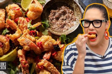 The CRISPIEST Sichuan Salt & Pepper Shrimp | Marion's Kitchen