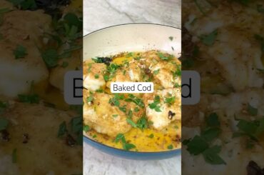 15-Minute Baked Cod Recipe #shorts #bakedfish