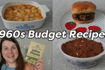 1960s BUDGET RECIPES - Want Easy Low Cost Dinners? Watch This!
