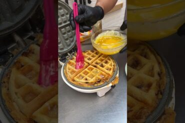 Chili Cornbread Waffle #Shorts