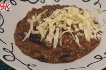 The BEST Slow Cooker Chilli Recipe in my WORLD!