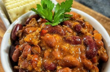 How To Make The Most Delicious Chili | Best Slow Cooker Chilli Recipe | Easy Chili Recipe #cooking