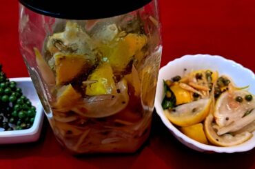 White Lemon Pickle | Kerala Pickle Recipes | Pepper Lemon Pickles | Vella Naranga Achar