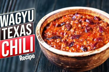 How To Make Wagyu Texas Chili Recipe | Easy & Delicious Homemade Chili