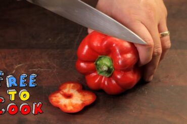 Fastest Way to Cut a Bell Pepper - Food Basic